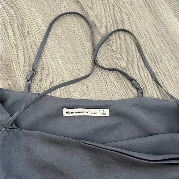 Abercrombie Slate Blue Slip Dress - Picture 3 of 5